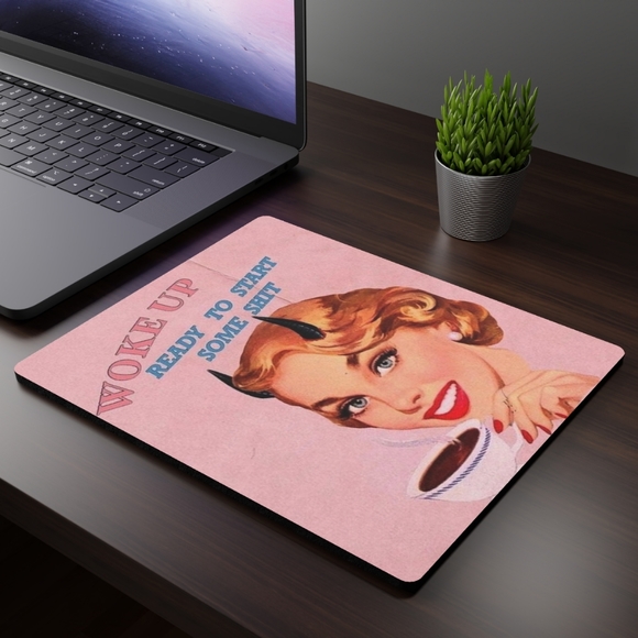 Funny vintage poster mouse pad 💖 - Picture 1 of 1